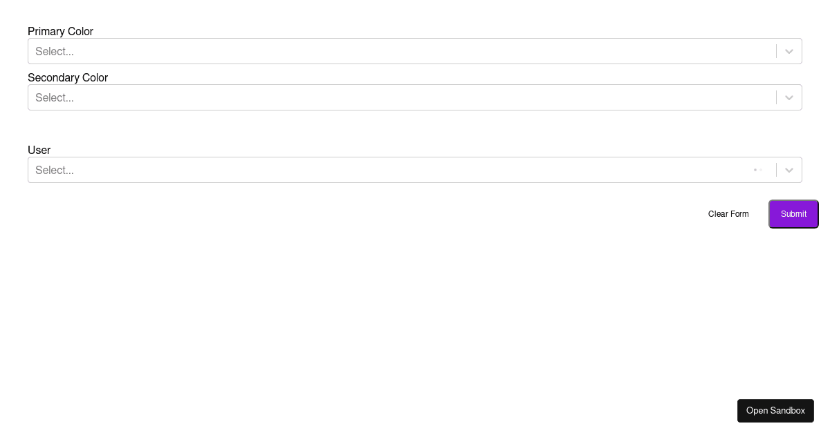 Formik Filters (forked) - Codesandbox