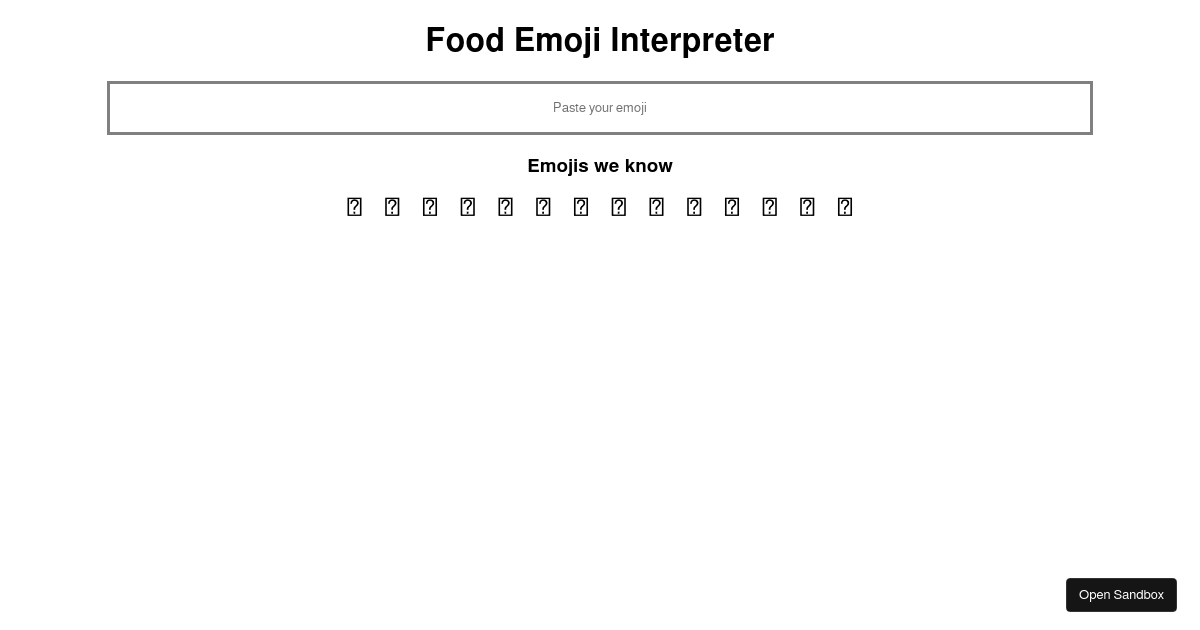 interpreter - Codesandbox