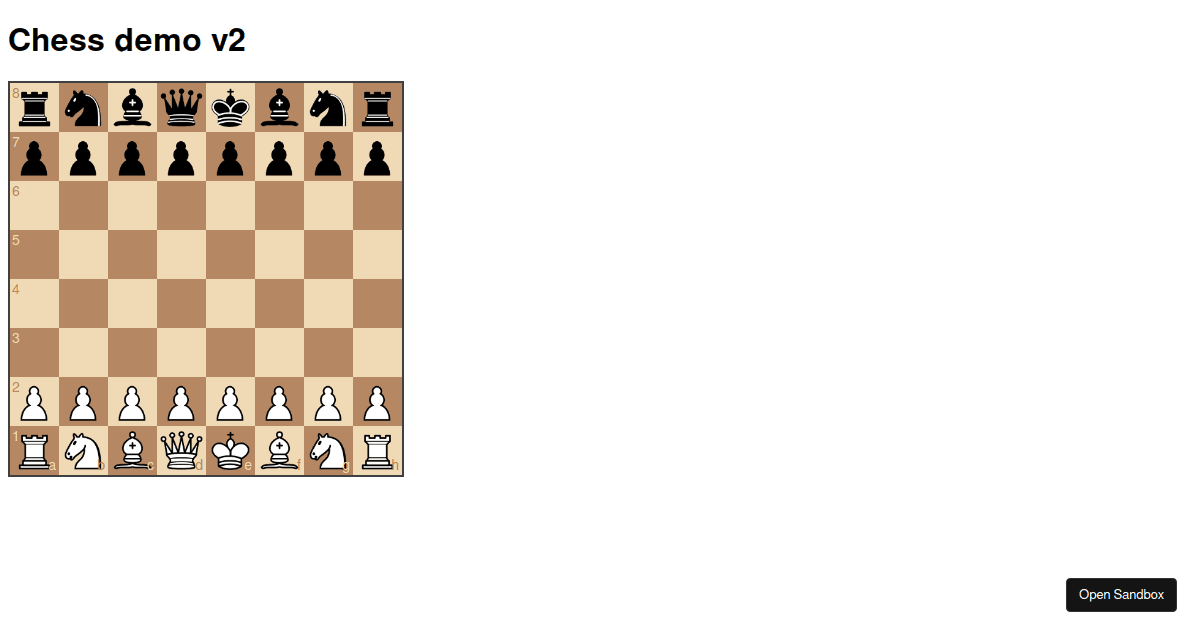 chess - Codesandbox