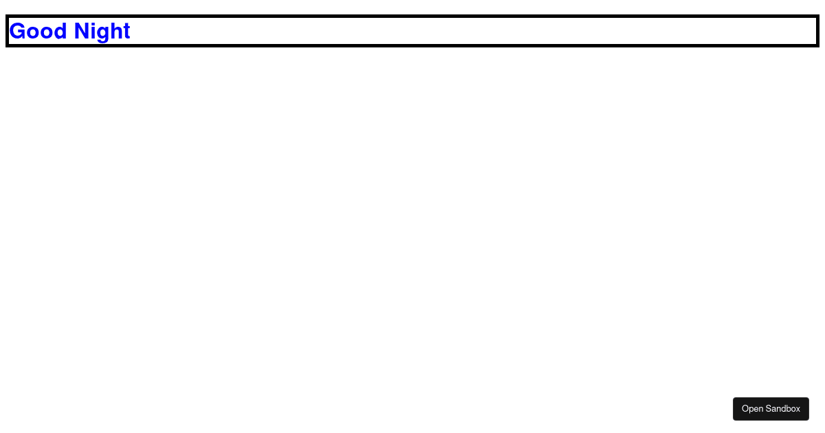 React Components Practice (forked) - Codesandbox