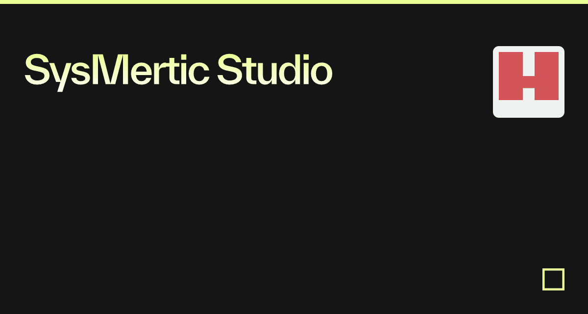 SysMertic Studio - Codesandbox
