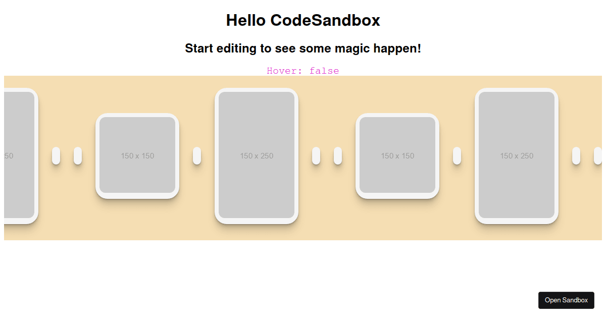 Marquee with Swiperjs - Codesandbox