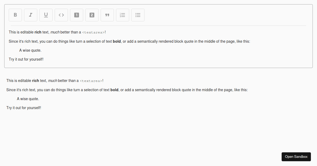 Rich Text Editor with Slate and Material UI - Codesandbox