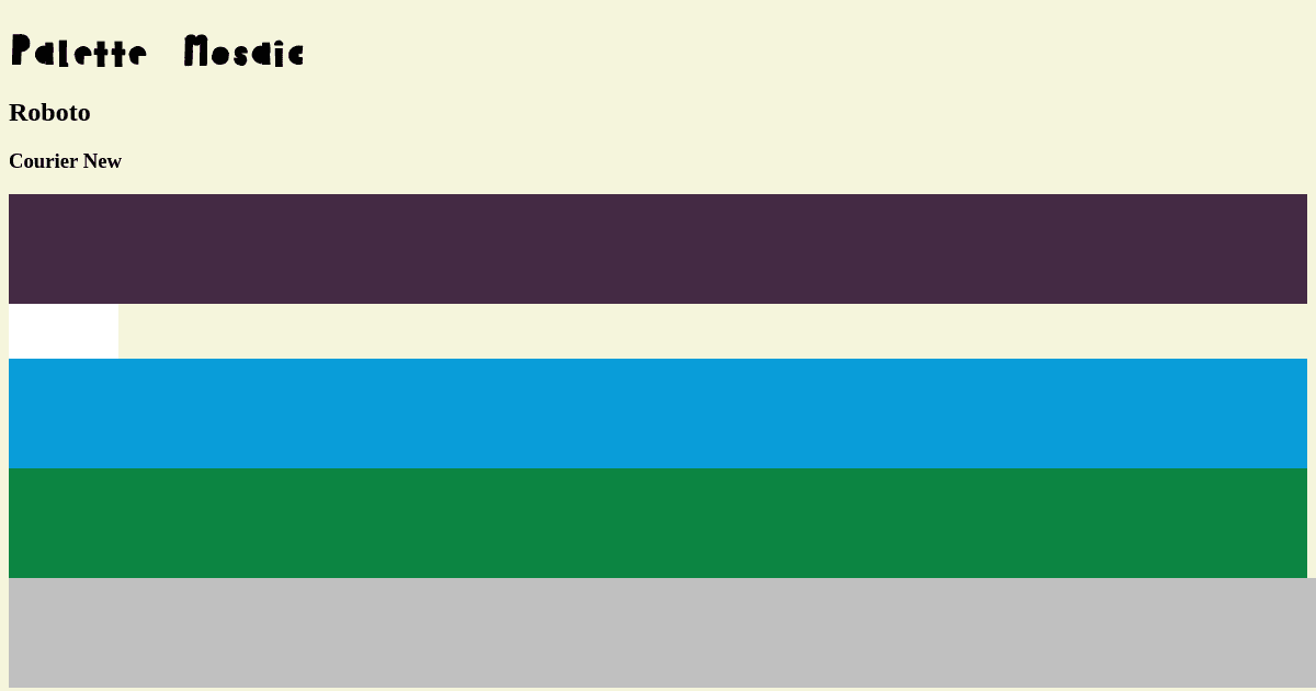 Fonts & Colors (Starter Code) - Codesandbox