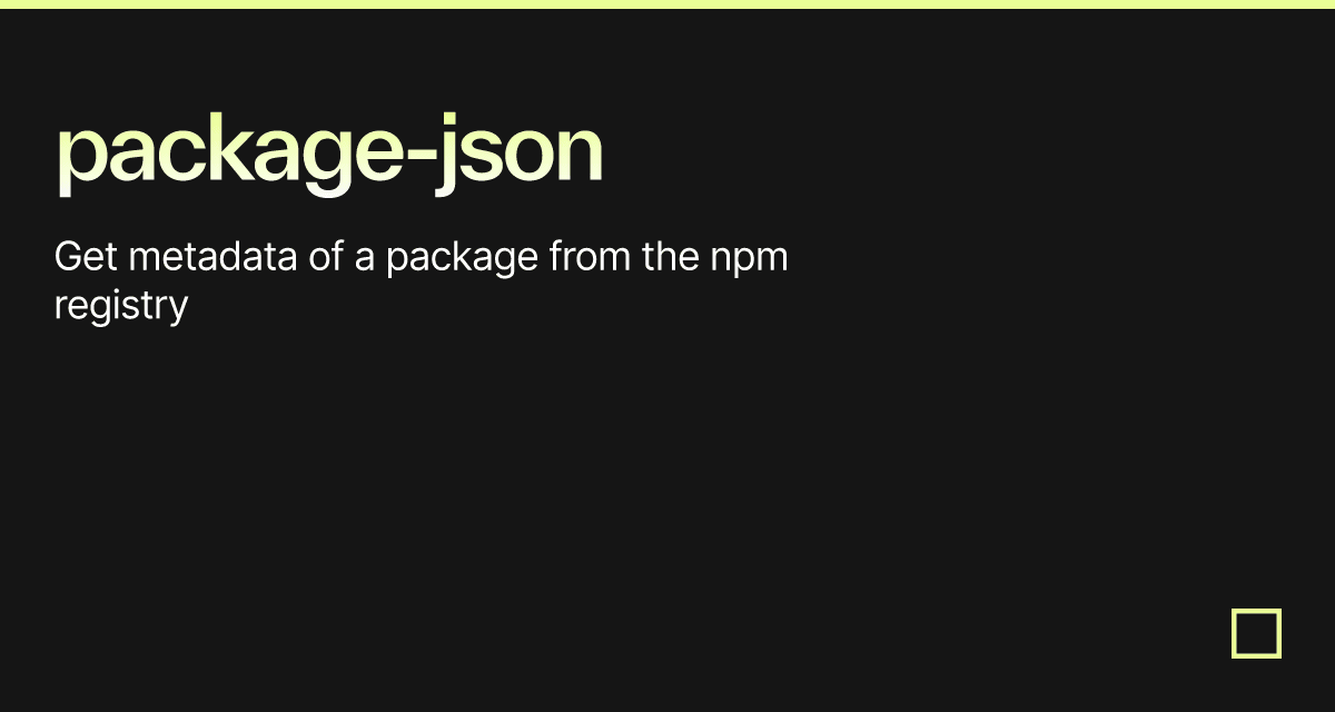 packagejson Codesandbox