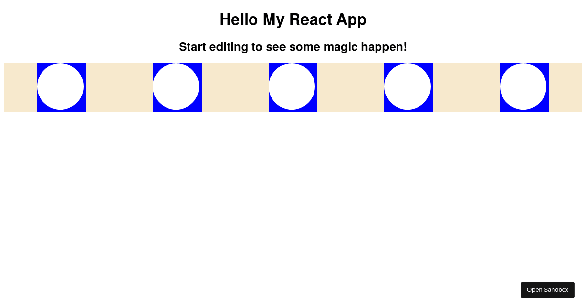 react - Codesandbox