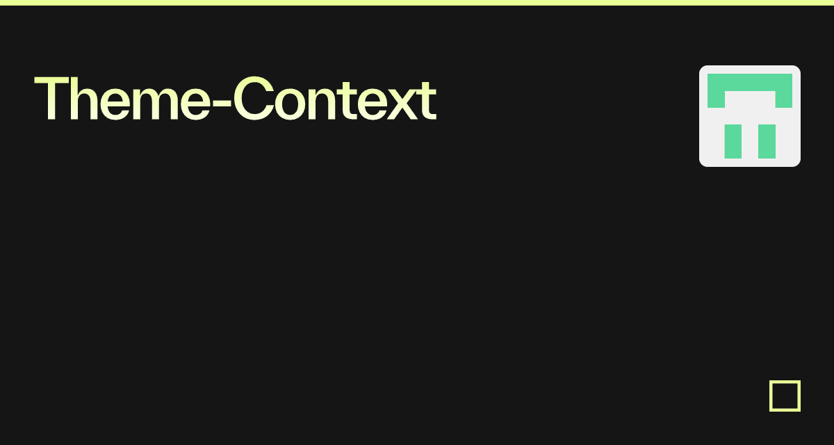Theme-Context - Codesandbox
