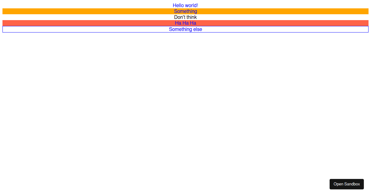 my styled component - Codesandbox