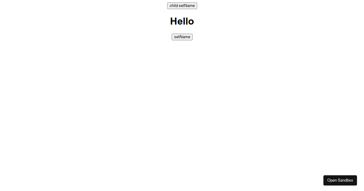 React profiler - Codesandbox