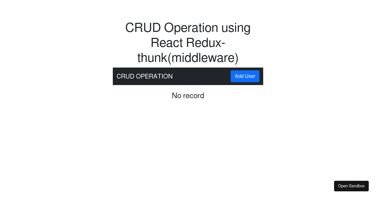 react - Codesandbox