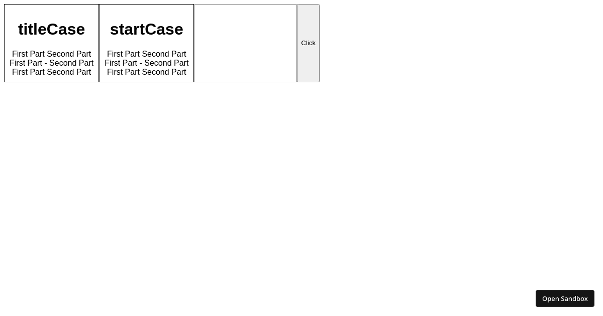 JS Sandbox - Codesandbox