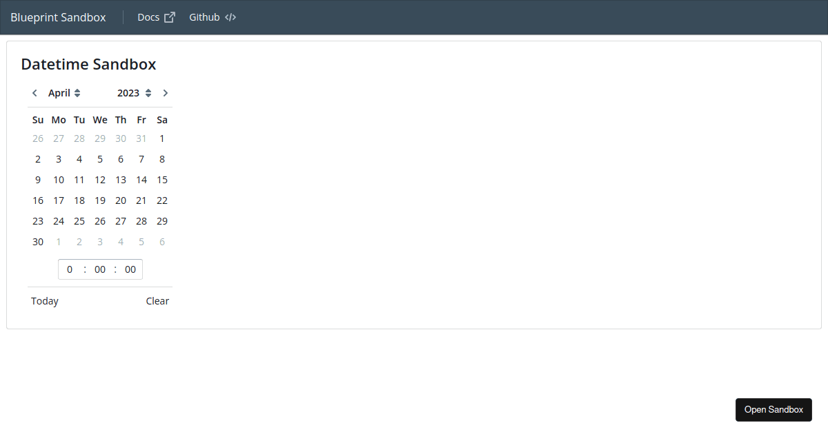 Timepicker not clearing - Codesandbox