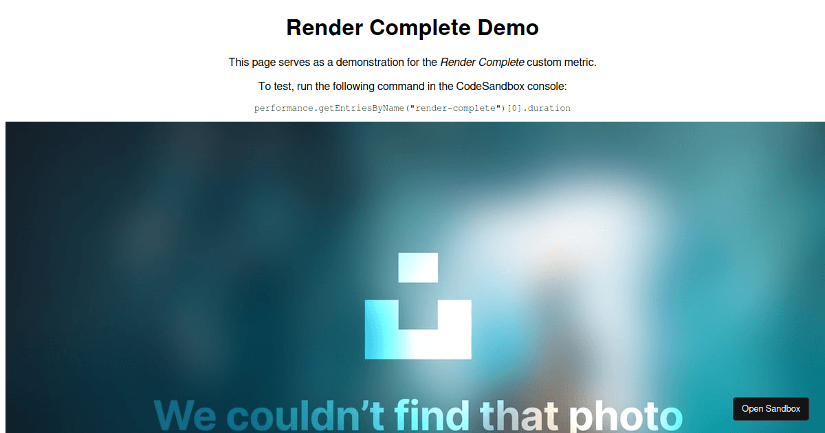render-complete-demo-i - Codesandbox