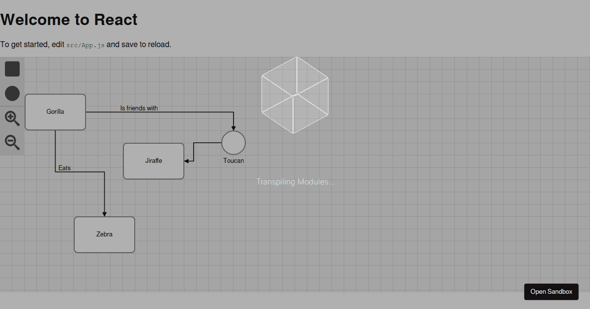 React Flow Diagram Example