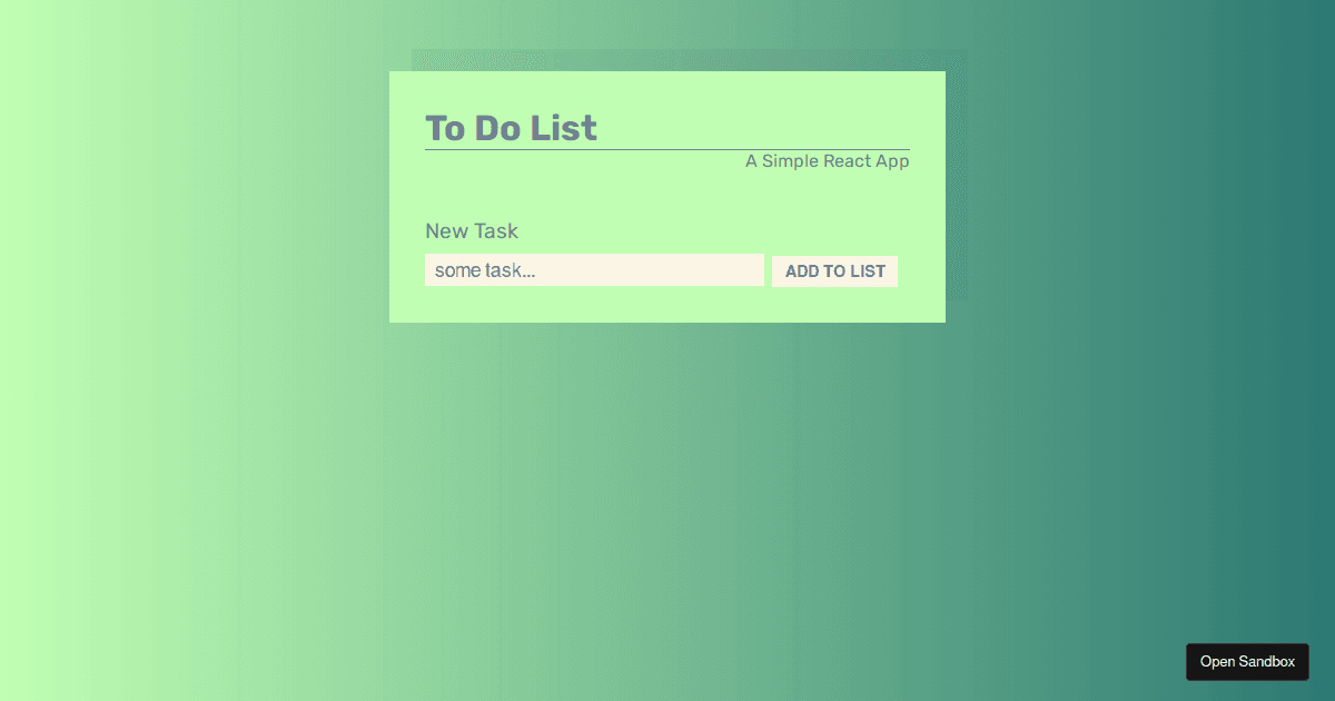 todo-app - Codesandbox