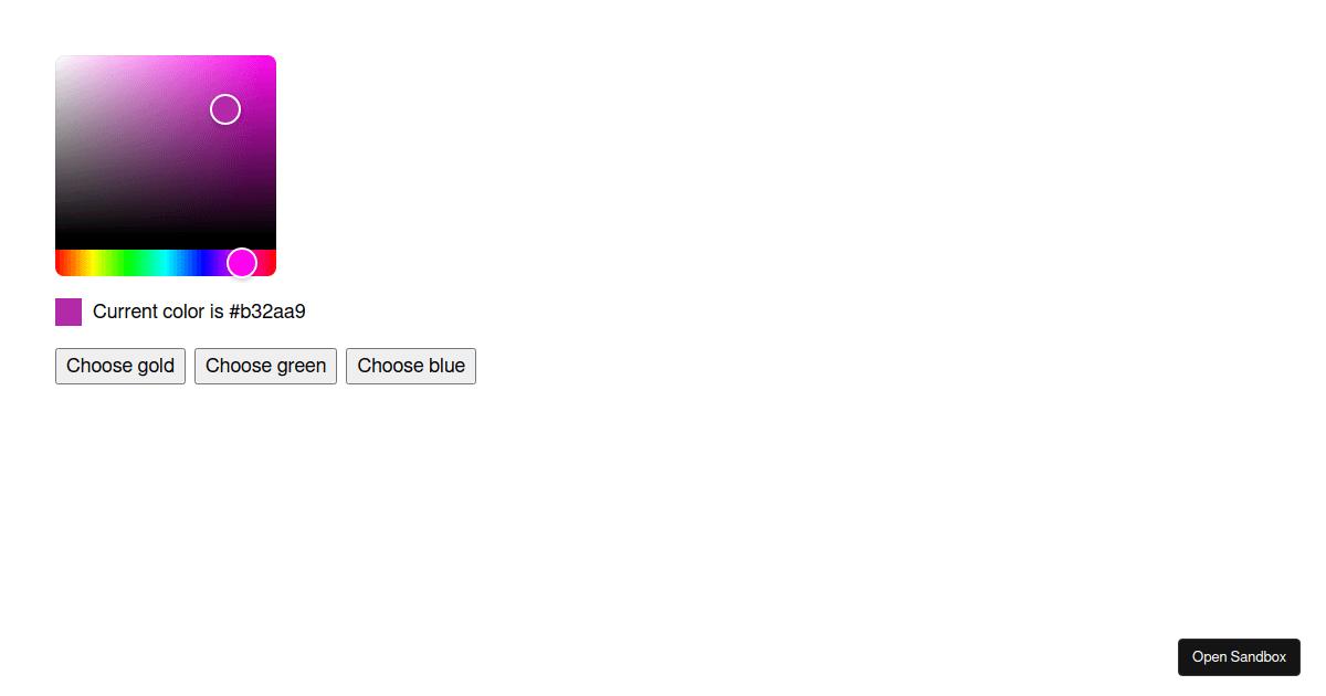 React Colorful Demo Codesandbox React Colorful Demo Codesandbox