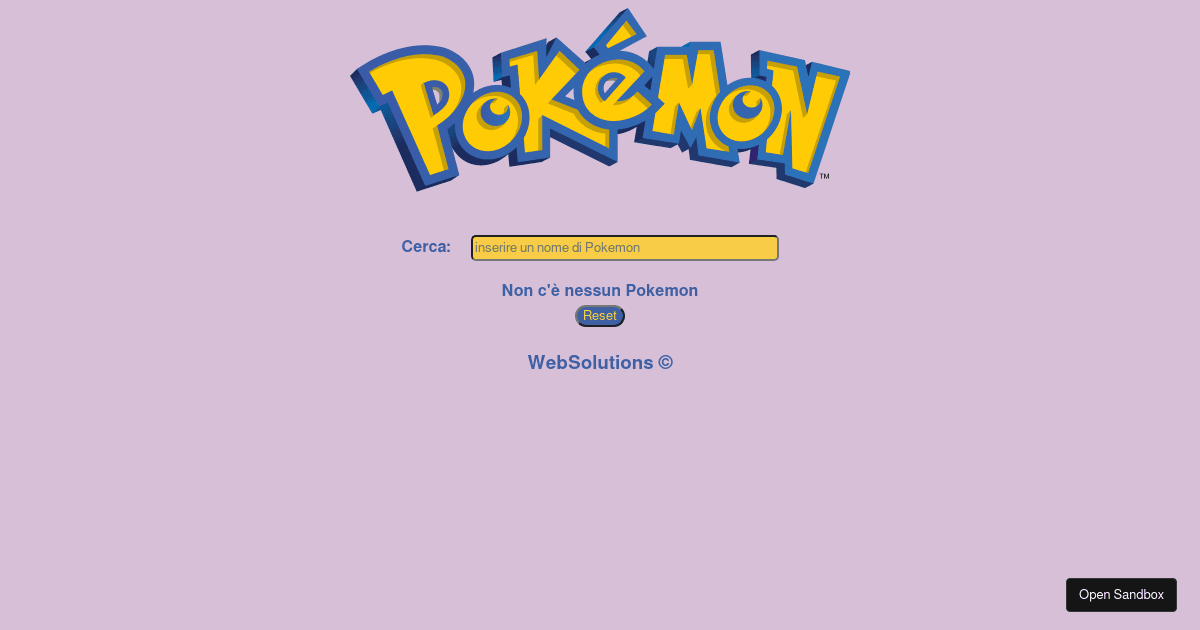 Pokemon Search Advanced React (async) - Codesandbox