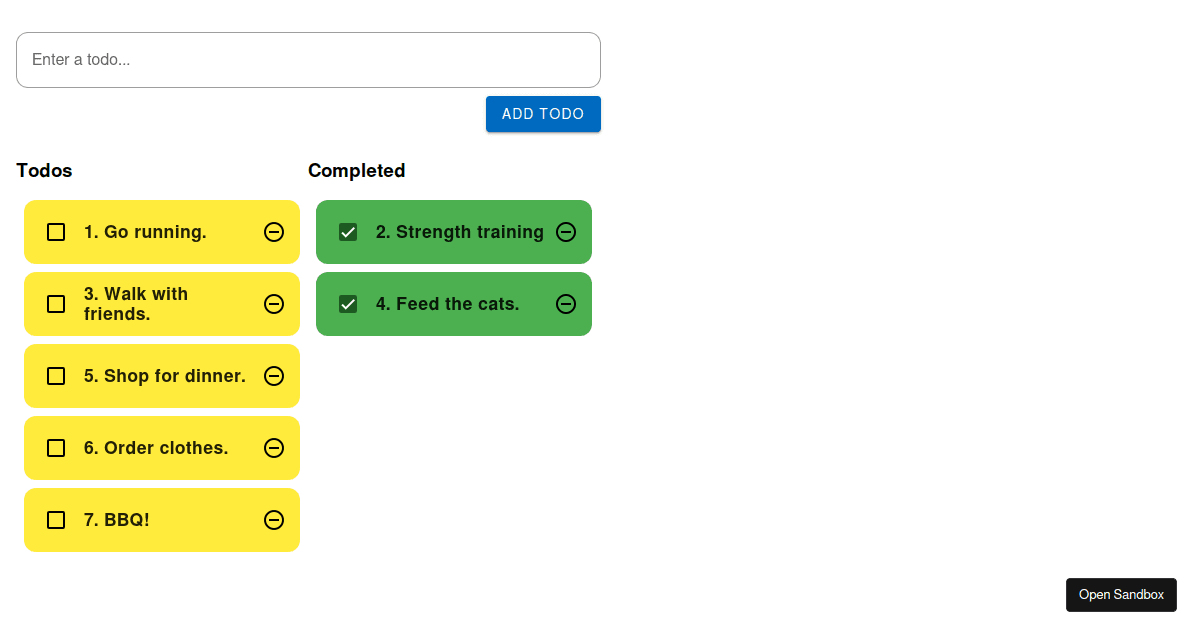 todo-list - Codesandbox