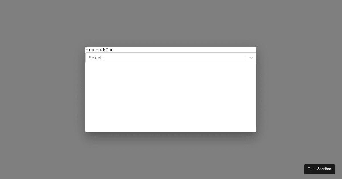 AngularJS (1.5) + react2angular + React-Select (forked) - Codesandbox