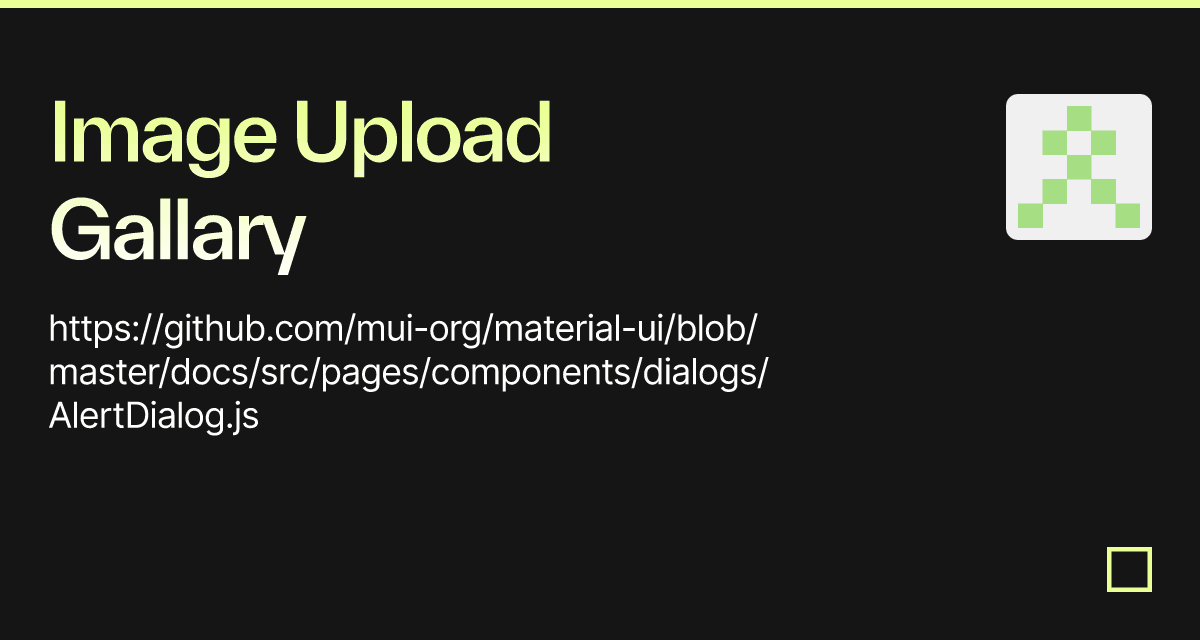 Image Upload Gallary - Codesandbox
