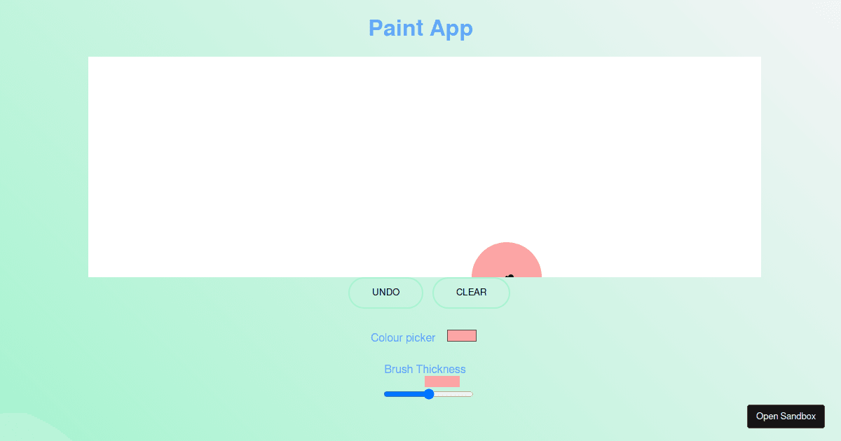 react - Codesandbox