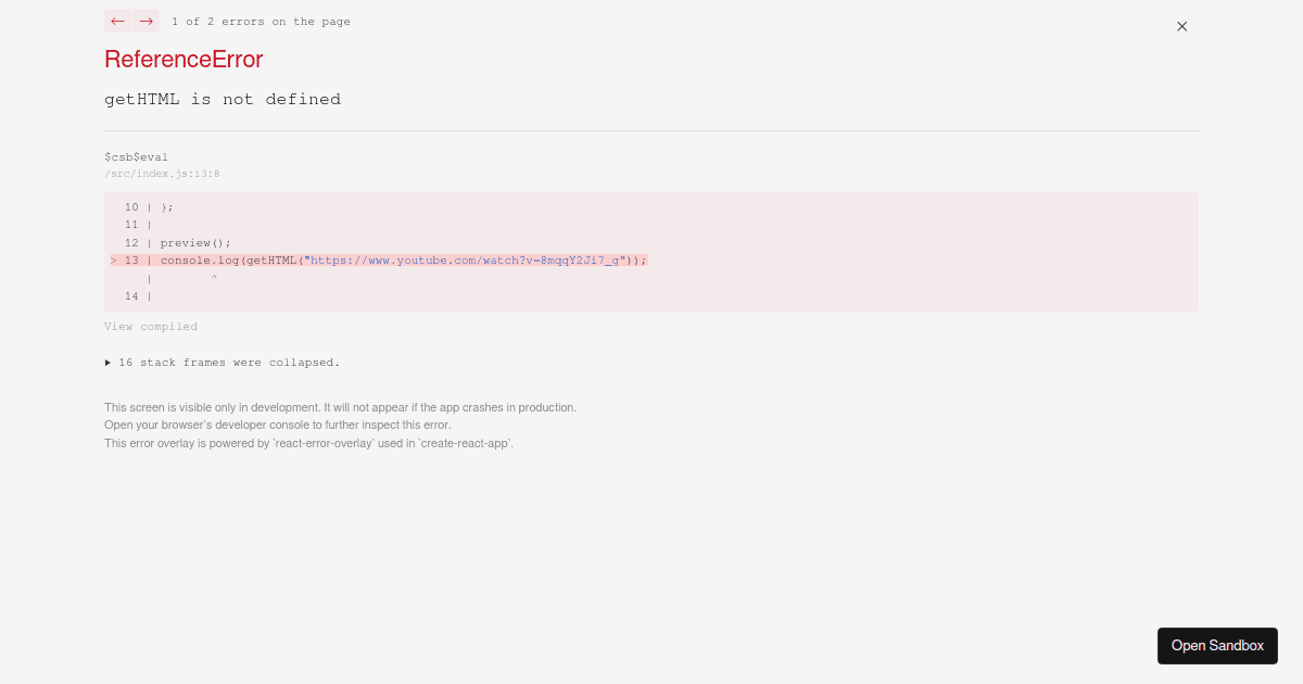 Link preview (forked) - Codesandbox