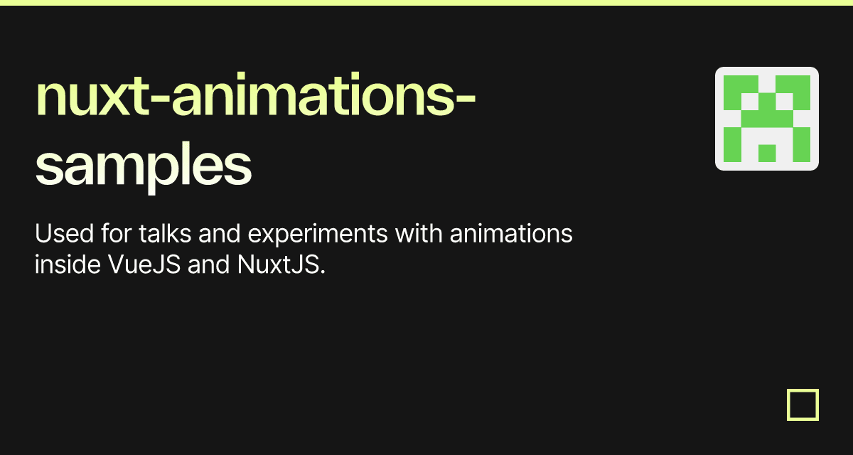 nuxt-animations-samples - Codesandbox