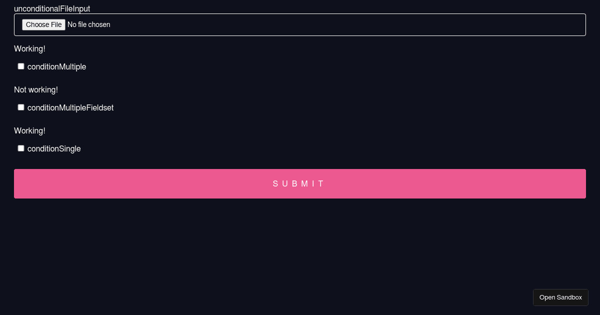 React Hook Form (JS) (forked) - Codesandbox