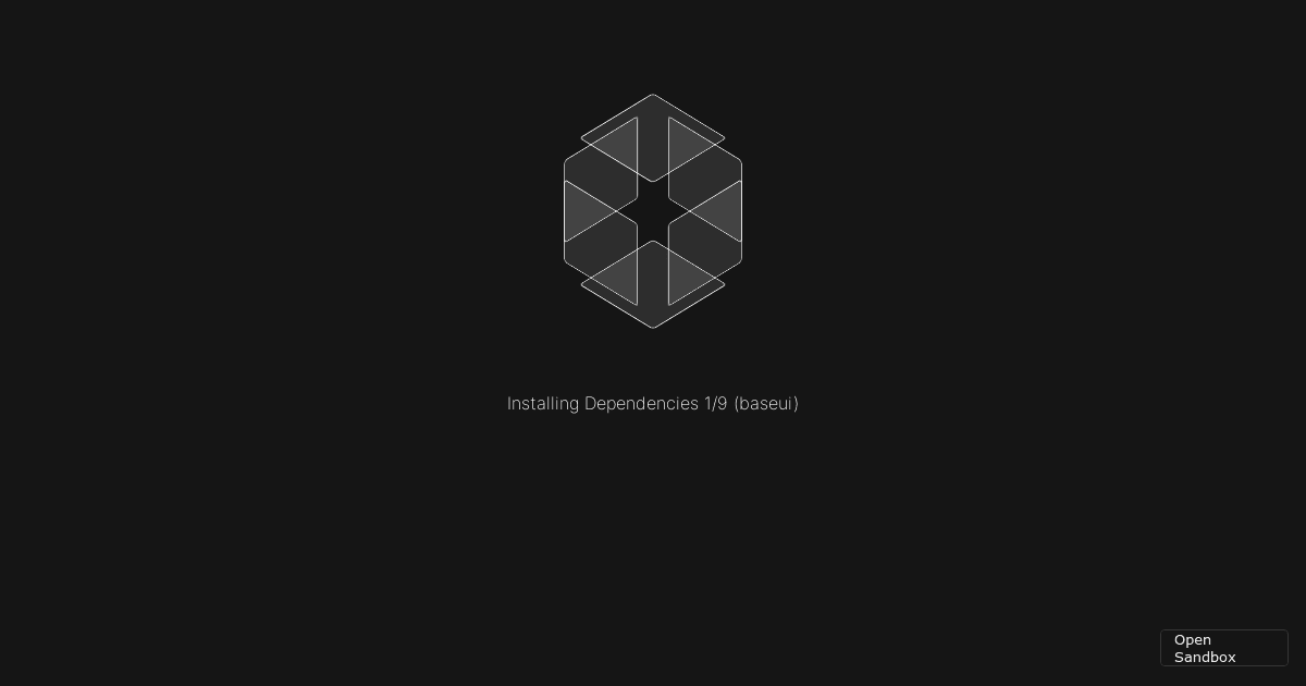 Basic usage - Codesandbox