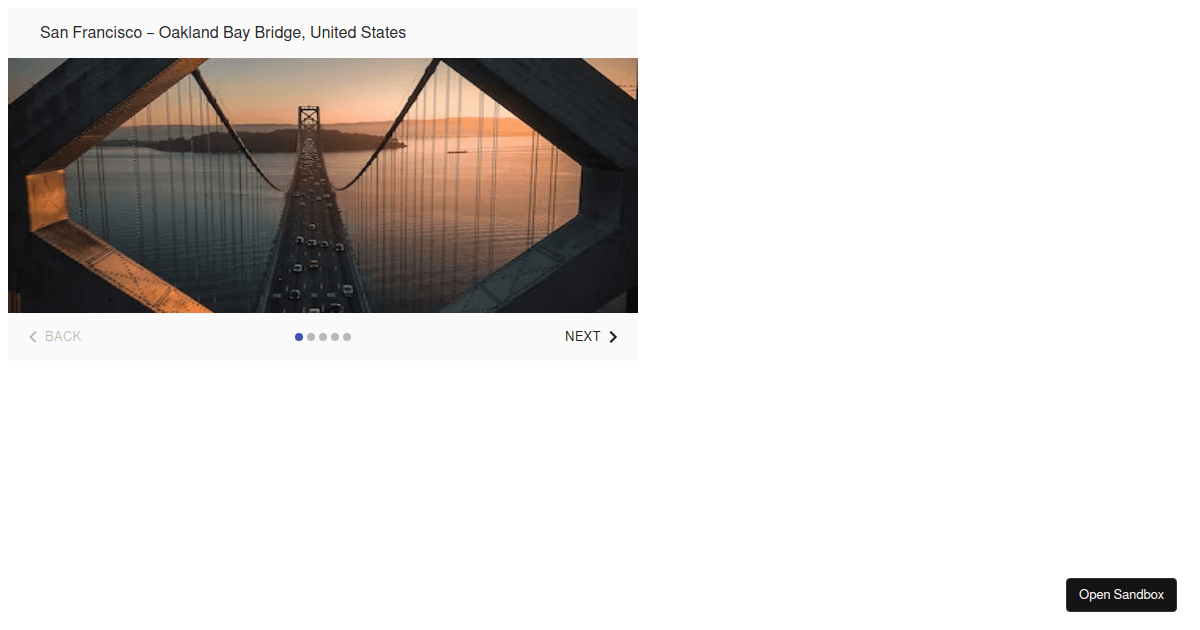 carousel material ui Codesandbox