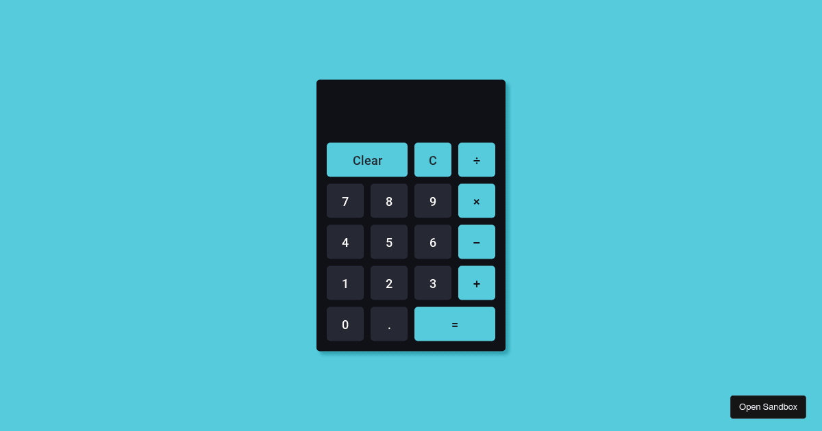 react - Codesandbox