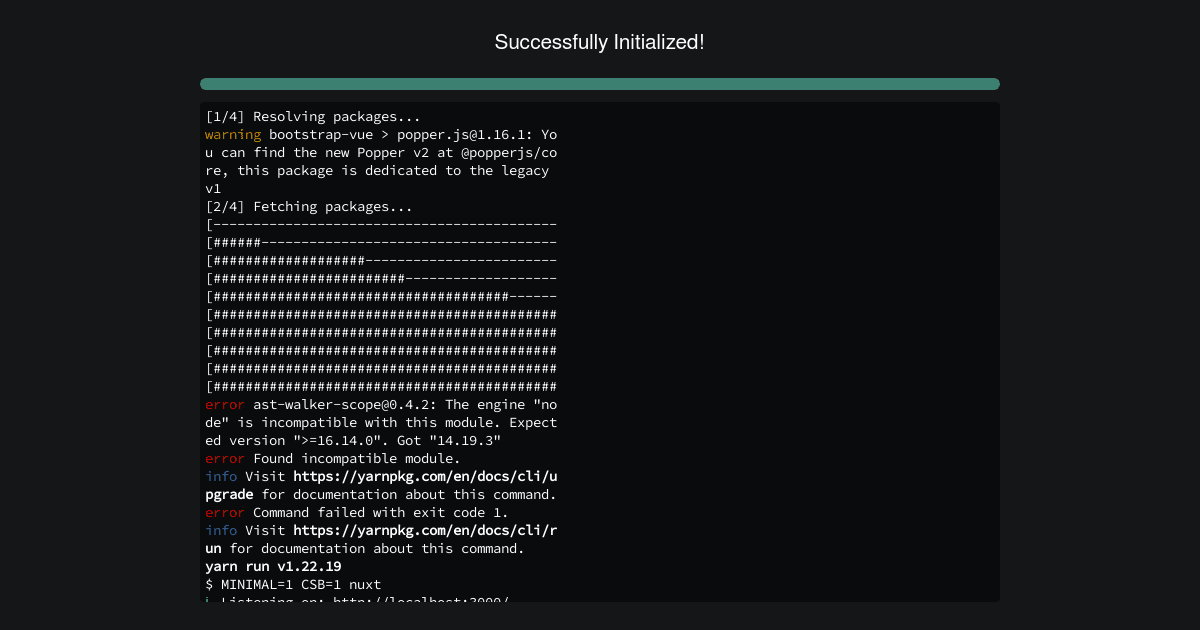 BootstrapVue Nuxt.js Starter Project - Codesandbox