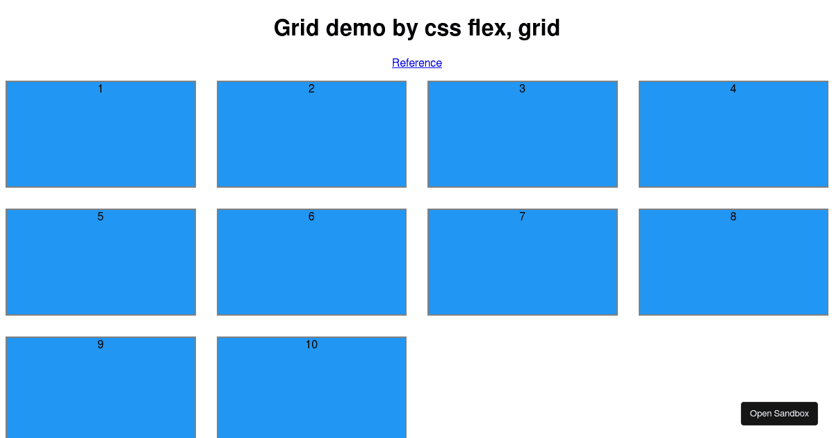 Form Using Grid & Flex - Codesandbox