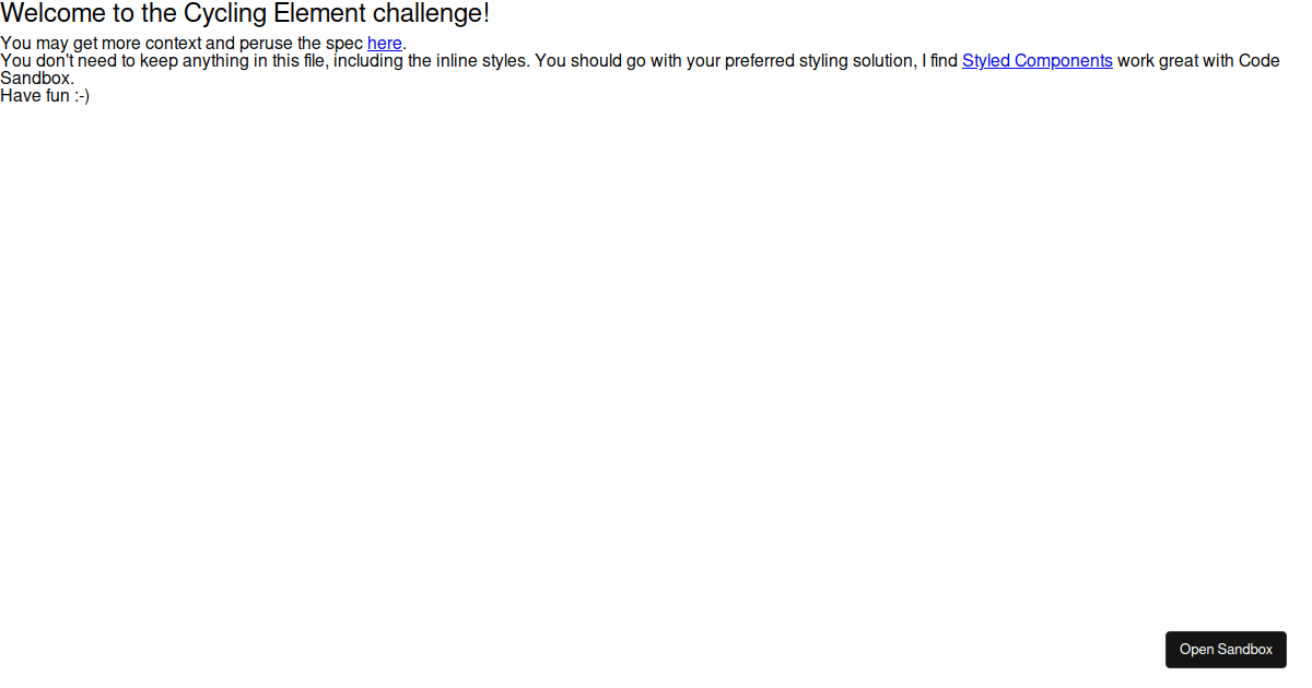 cycling-element - Codesandbox