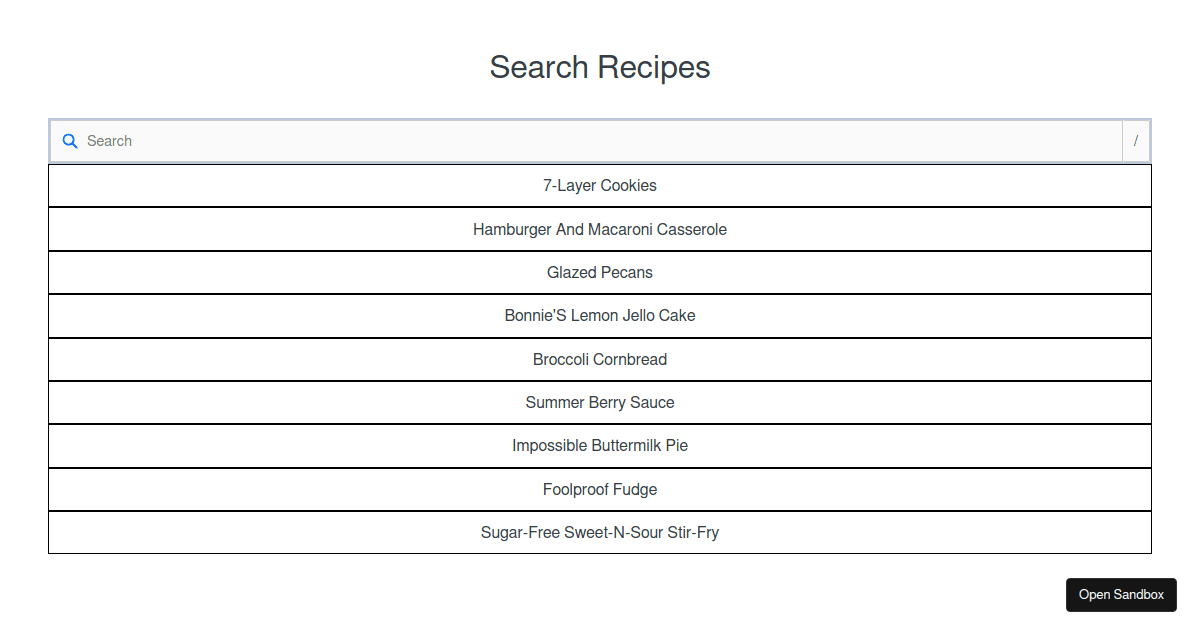 step 6.1 - Codesandbox