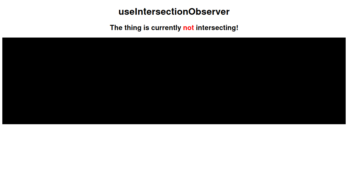 React-hook-intersection-observer - Codesandbox