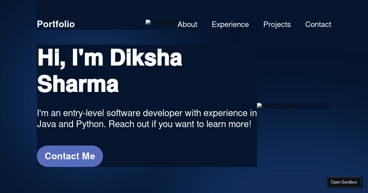 portfolio - Codesandbox