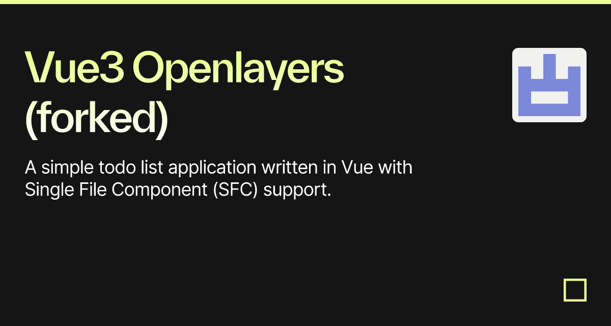 Vue3 Openlayers (forked) - Codesandbox