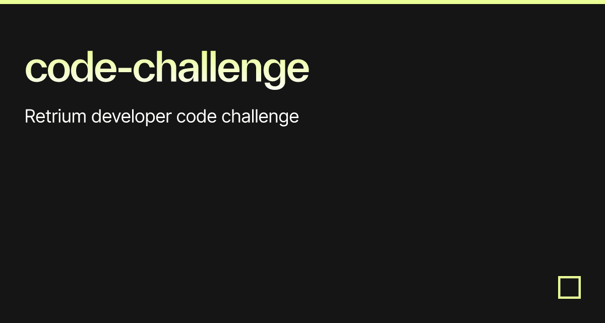 code-challenge - Codesandbox