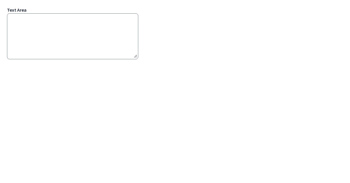 Text Area - Codesandbox