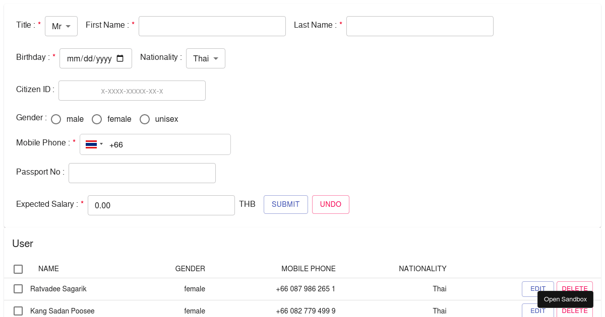 new - Codesandbox