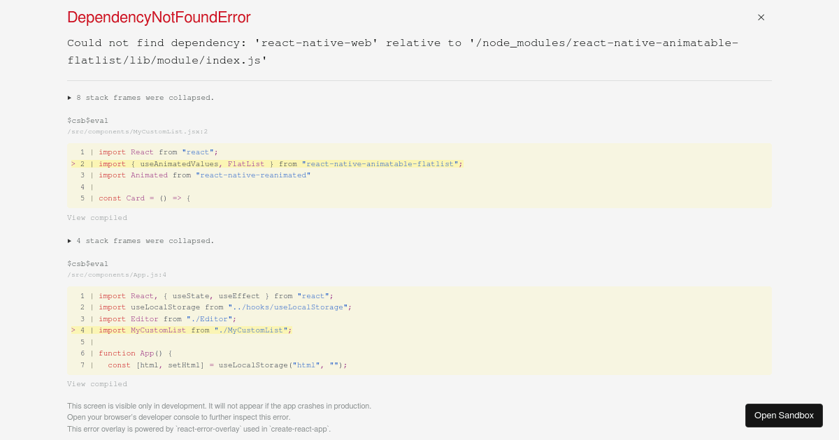 Basic React - Codesandbox