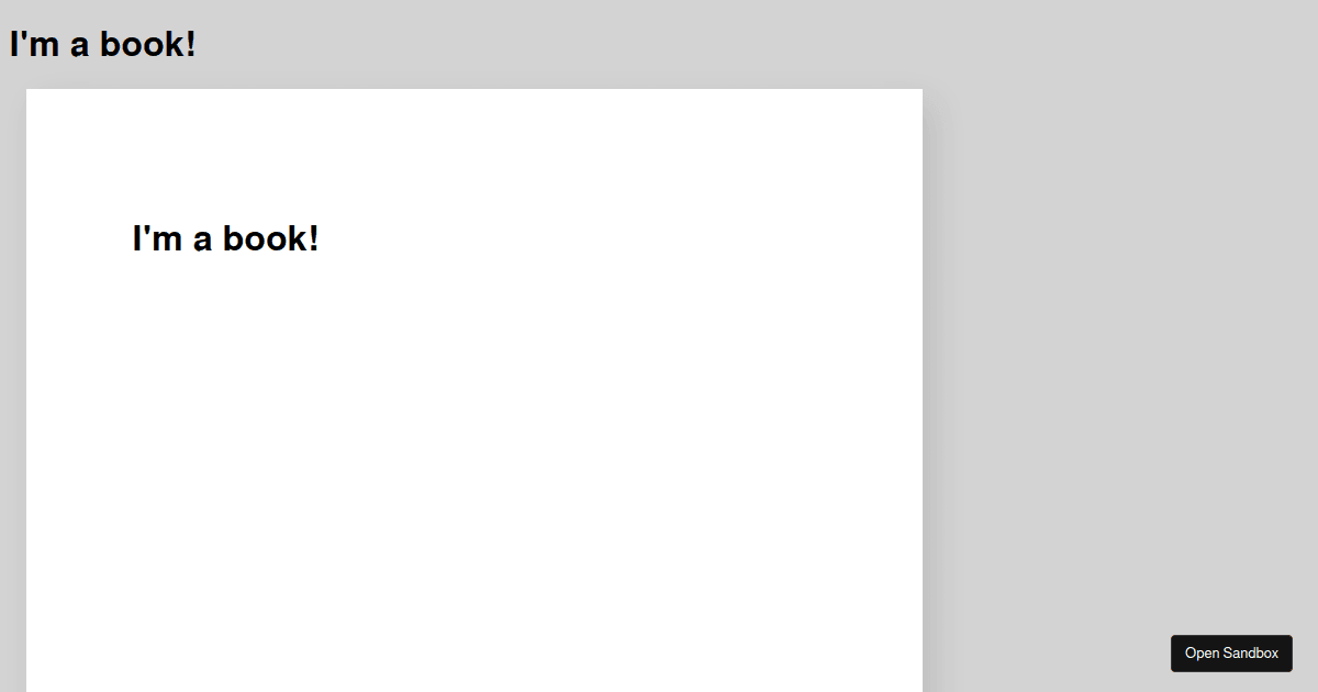 beausmith/examplereactpagedjs Codesandbox