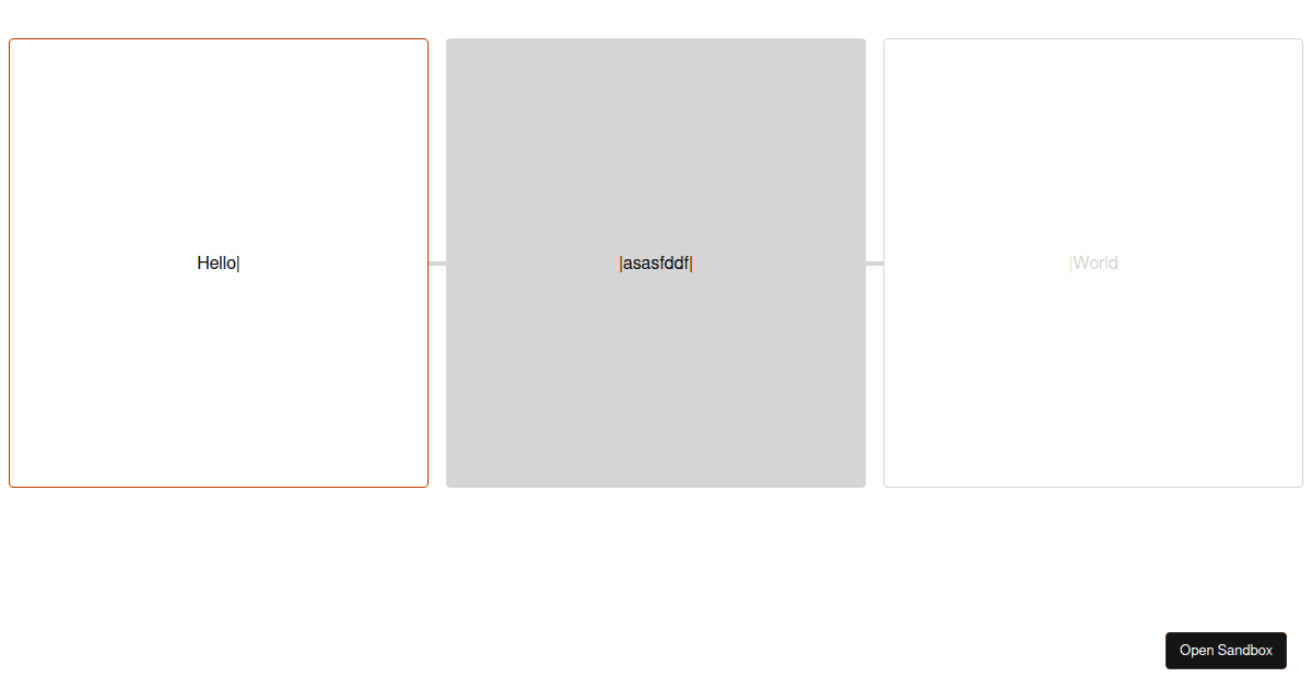 React (forked) - Codesandbox