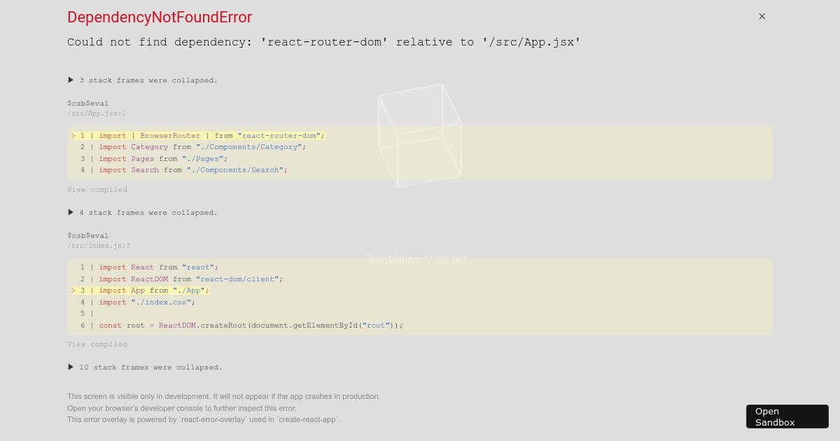 recipe-app - Codesandbox