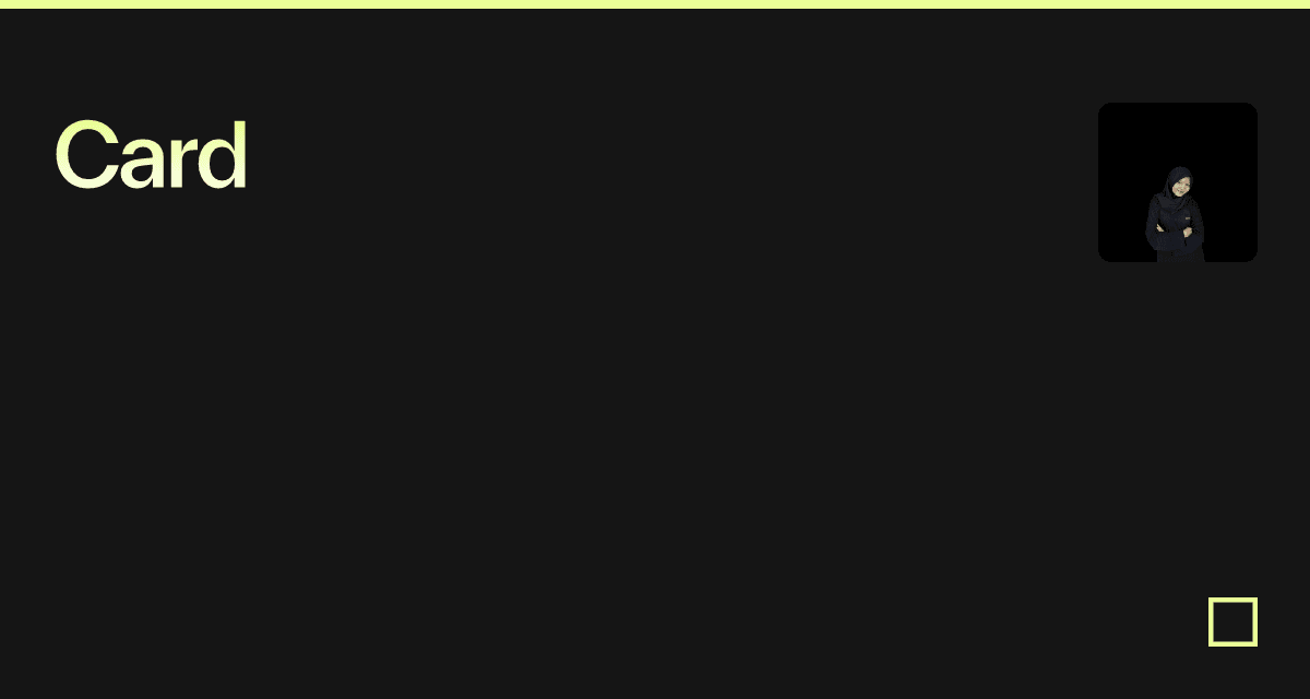 Card - Codesandbox