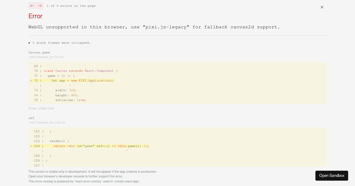 resize algo - Codesandbox
