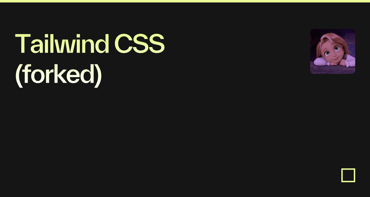Tailwind CSS (forked) - Codesandbox