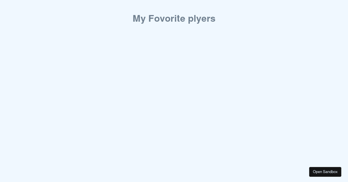 cards (forked) - Codesandbox
