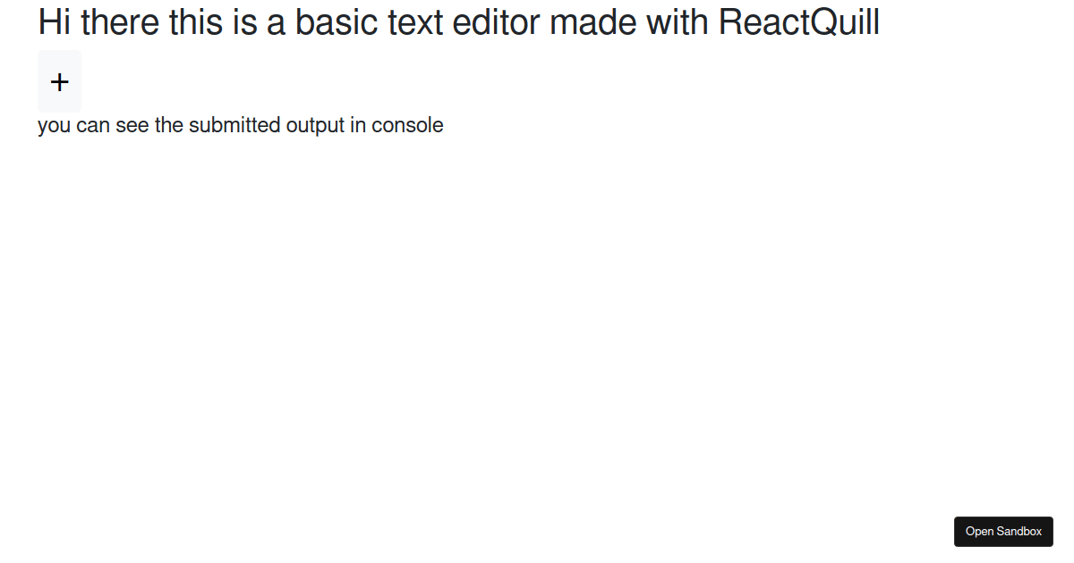 editor - Codesandbox